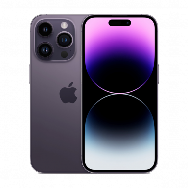 Apple iPhone 14 Pro 5G (256 Go, double SIM) - Violet profond