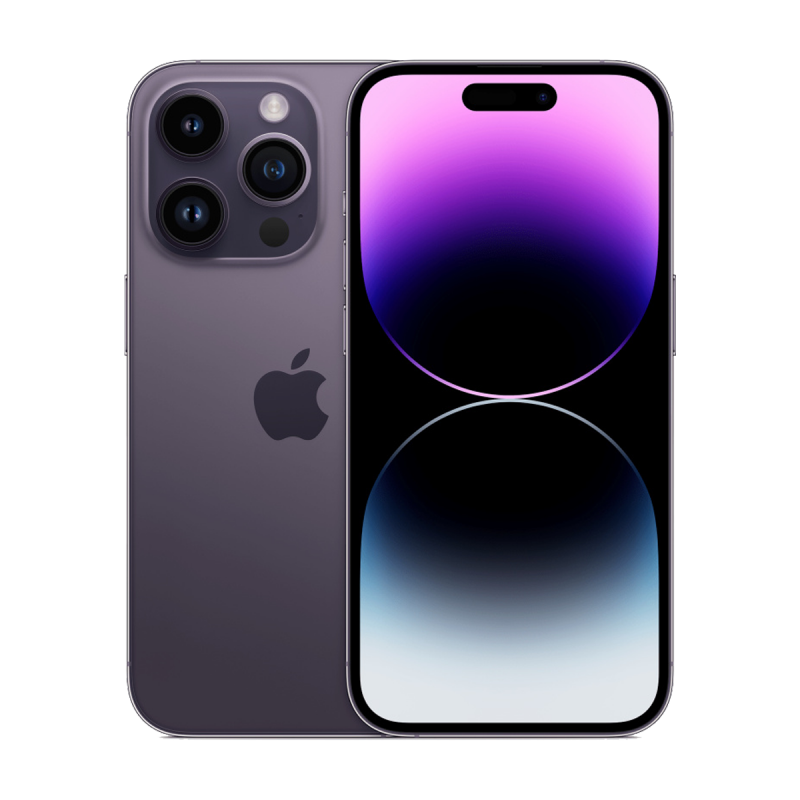 Apple iPhone 14 Pro 5G (128 Go, double SIM) - Violet profond