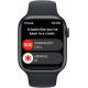 Apple Watch Series 8 GPS, Boîtier en aluminium minuit 45mm avec bracelet sport S/M minuit