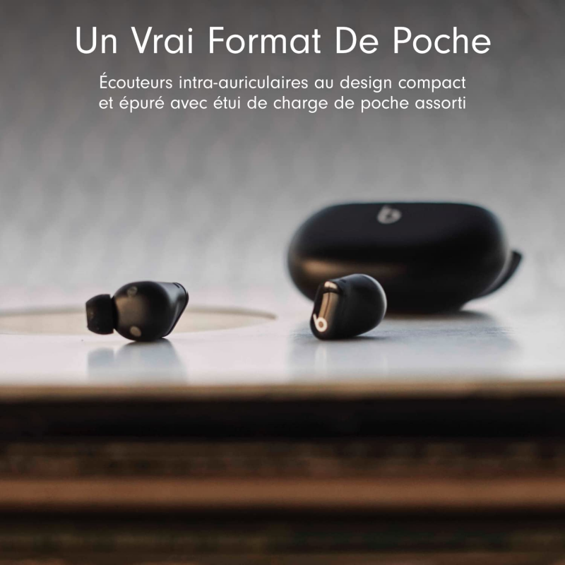 Beats Studio Buds - Écouteurs Totalement sans Fil avec réduction du Bruit - compatibles avec Les appareils Apple et Android - Noir