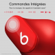 Beats Studio Buds - Écouteurs Totalement sans Fil avec réduction du Bruit - compatibles avec Les appareils Apple et Android - Rouge