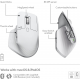 Logitech MX Master 3S pour Mac - Souris Bluetooth Sans Fil avec Défilement Ultra (Gris pâle)