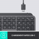 Clavier sans fil Logitech MX Keys avec touches rétroéclairées