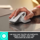 Logitech MX Master 3S - Souris Performante Sans Fil avec Défilement Ultra-Rapide (Gris clair)