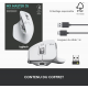 Logitech MX Master 3S - Souris Performante Sans Fil avec Défilement Ultra-Rapide (Gris clair)