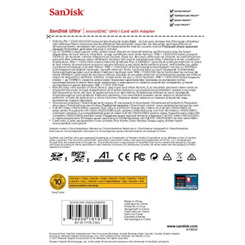 SanDisk Ultra microSDHC 32 Go Class 10 + adaptateur SD - Carte mémoire  micro SD - Achat & prix