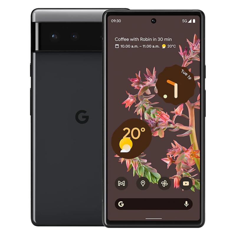 Smartphone Google Pixel 6 5G (8 Go + 128 Go, double SIM) - Noir orageux