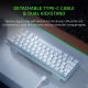 Razer Huntsman Mini Mercury Ed. Clavier de jeu compact - Switch violet