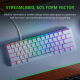 Razer Huntsman Mini Mercury Ed. Clavier de jeu compact - Switch violet