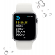 Apple Watch SE 2022 2e génération (GPS, 40 mm) - Boîtier en aluminium argenté avec bracelet sport blanc M/L