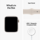 Apple Watch SE 2022 2e génération (GPS, 40 mm) - Boîtier en aluminium lumière stellaire avec bracelet sport M/L lumière stellaire