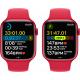 Apple Watch Series 8 GPS, Boîtier en aluminium (PRODUCT)RED 41mm avec bracelet sport S/M (PRODUCT)RED