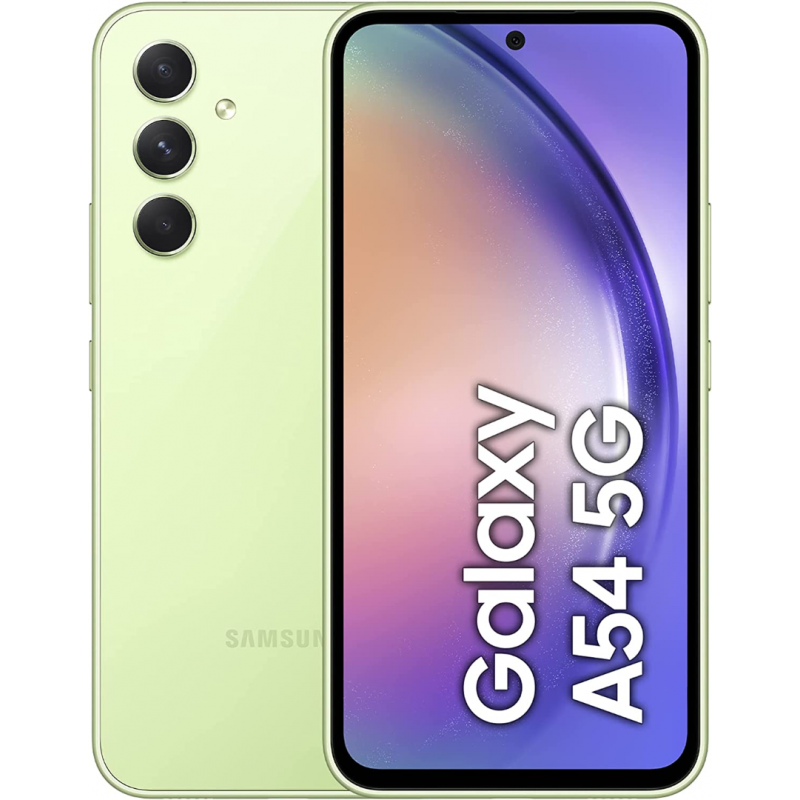 Smartphone Samsung Galaxy A54 5G (double SIM, 8+256 Go) - Vert citron