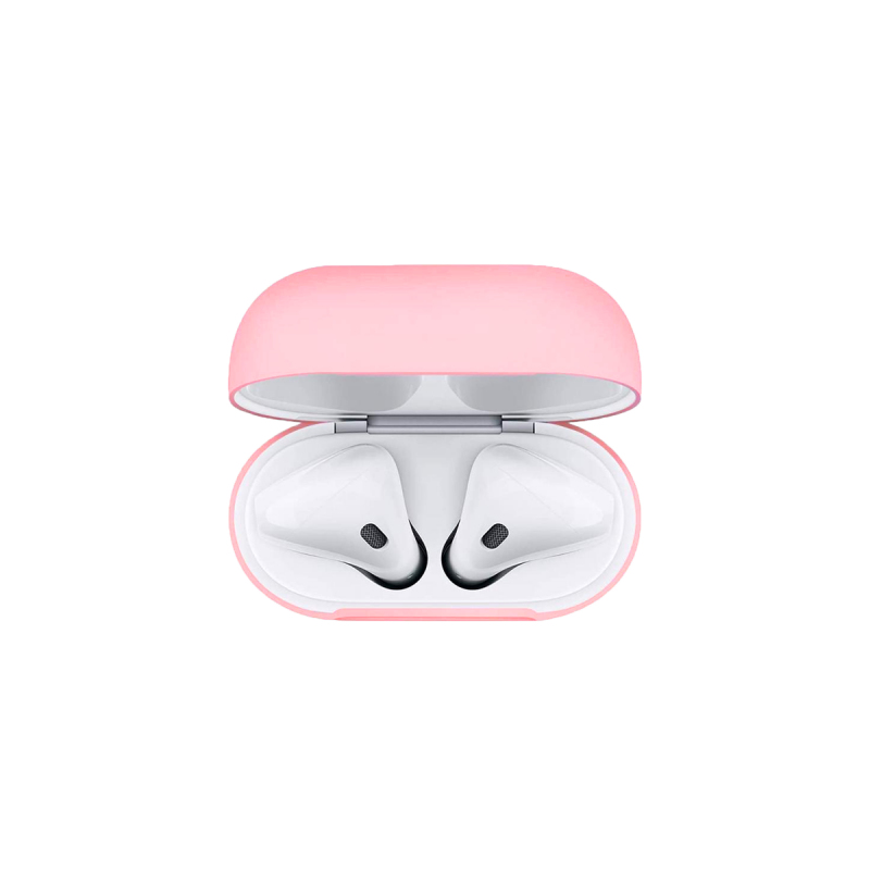 coque en silicone pour Apple AirPods  - Rose