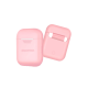 coque en silicone pour Apple AirPods  - Rose